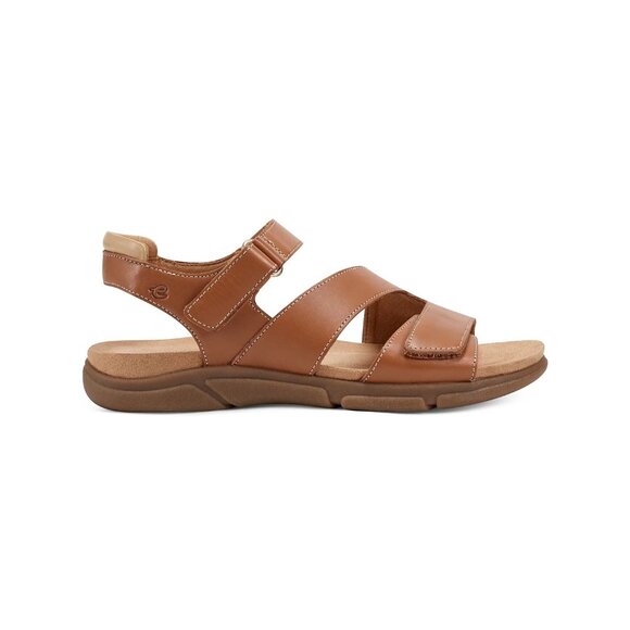 Easy Spirit Mavey Strappy Leather Sandals MSRP $69 Comfort Shoes Brown Size 11M - Picture 2 of 5